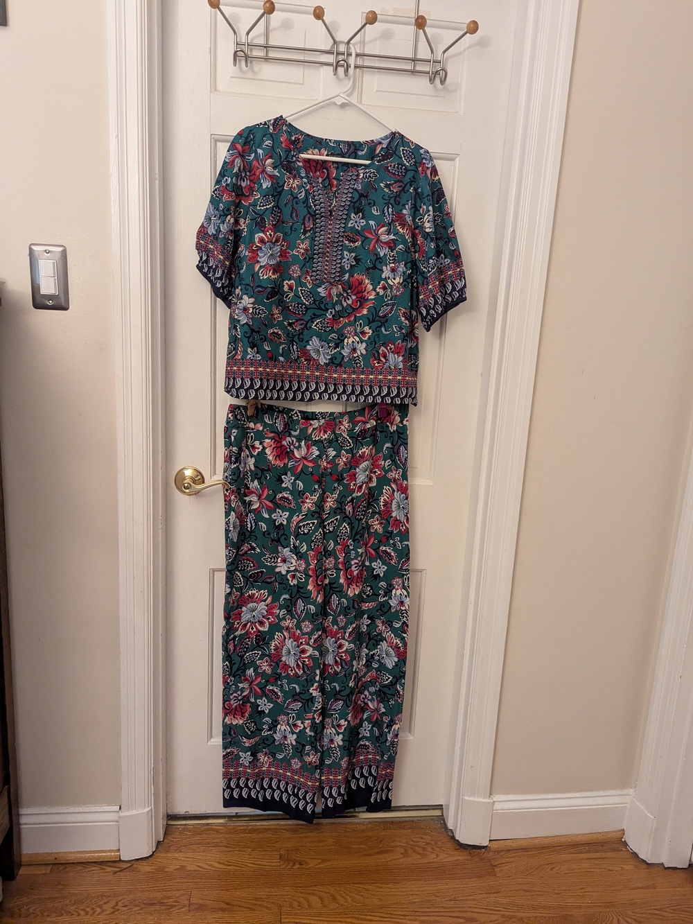Talbots Floral Pant Suit